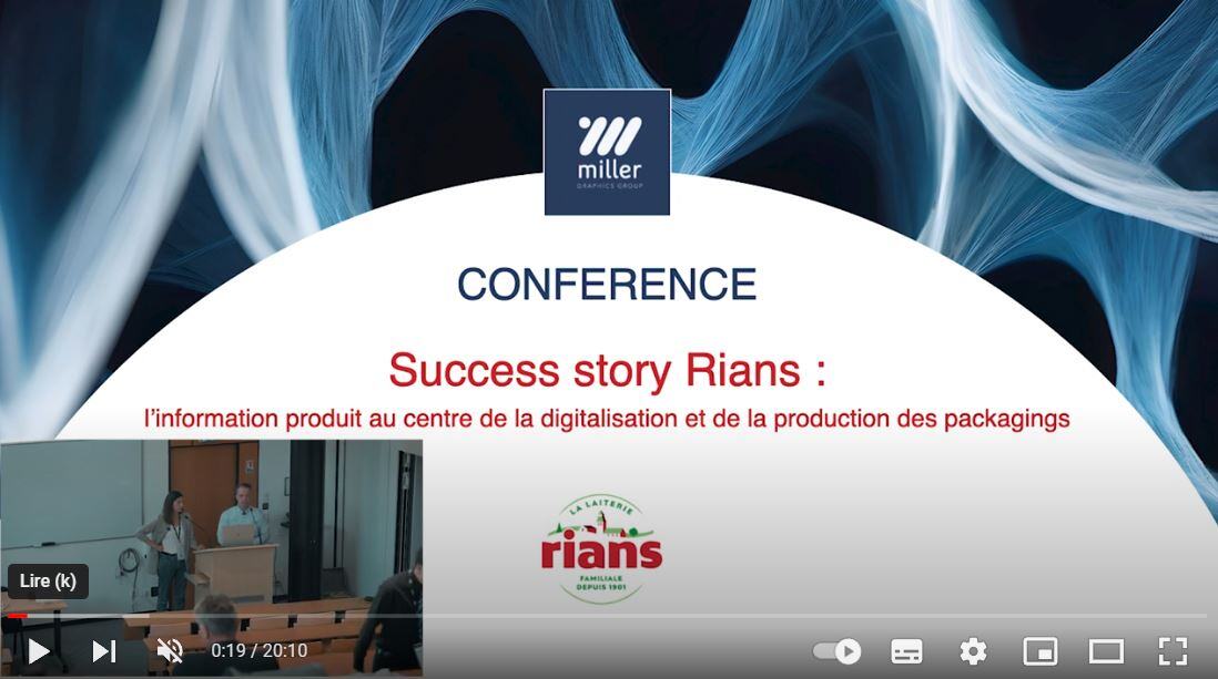 Conférence Miller Graphics - Gestion des données packaging